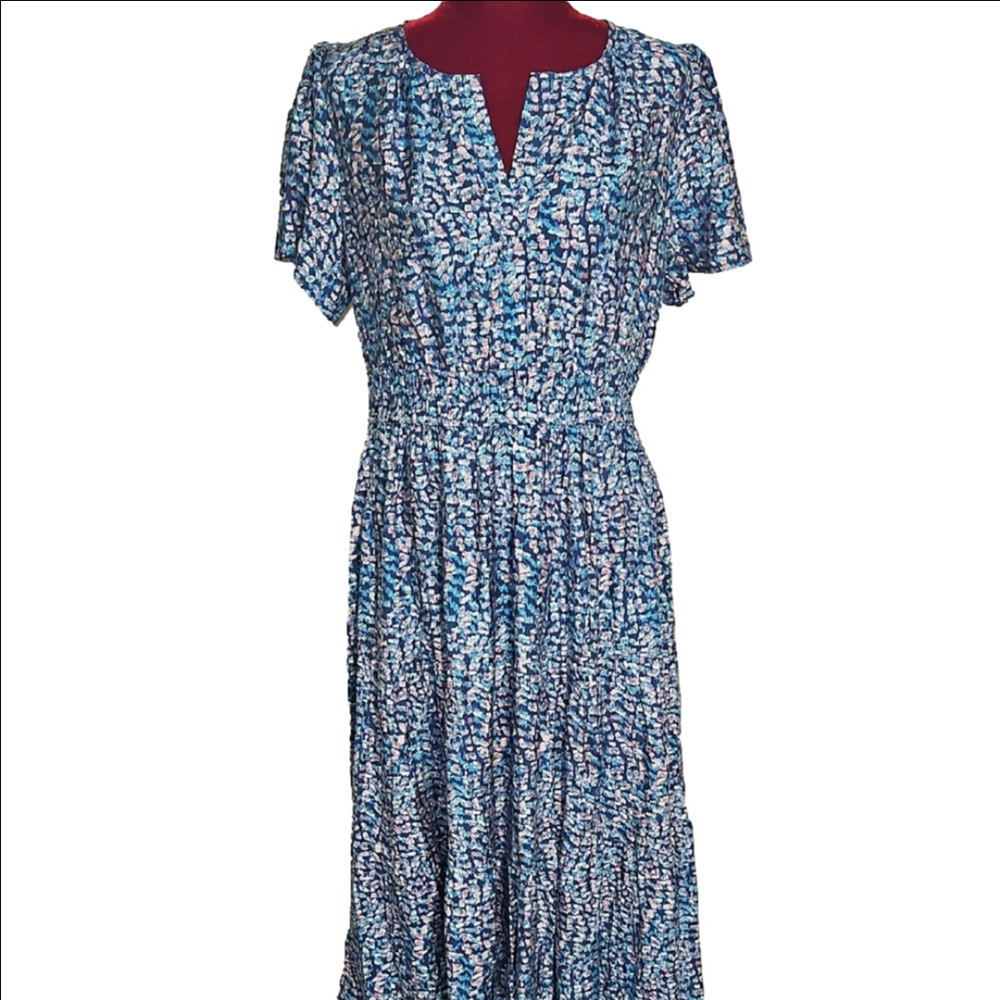 Pink & Blue Dress Size Large
